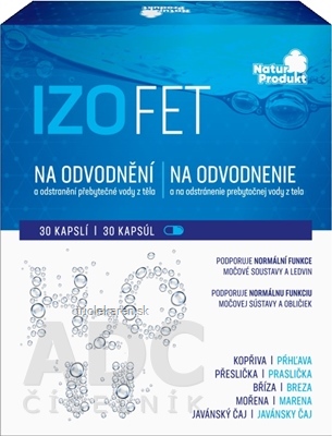 NaturProdukt IZOFET Na odvodnenie kapsuly 30 ks