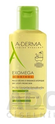 A-DERMA EXOMEGA CONTROL Sprchový olej emolienčný, zvláčňujúci 1x200 ml