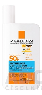 LA ROCHE-POSAY ANTHELIOS DP INVISIBLE FLUID SPF50+ ultraľahký fluid pre deti 50 ml