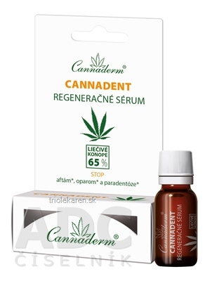 Cannaderm CANNADENT regeneračné sérum na afty a opary 1x5 ml