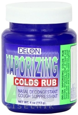 DELON VAPORIZING COLDS RUB balzam 1x113 g