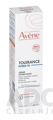 AVENE TOLERANCE HYDRA-10 Hydratačný krém 1x40 ml