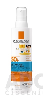 LA ROCHE-POSAY ANTHELIOS DP INVISIBLE SPRAY SPF50+ ultraľahký sprej pre deti 200 ml