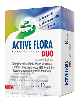 ACTIVE FLORA DUO kapsuly 10 ks