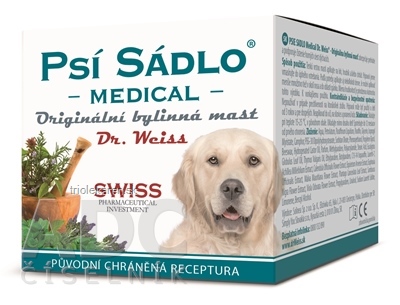 PSIE SADLO Medical Dr. Weiss originálna bylinná masť 1x75 ml