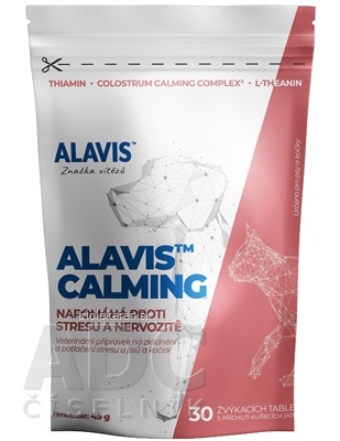 ALAVIS CALMING mäkké tablety pre psy a mačky 1x30 ks