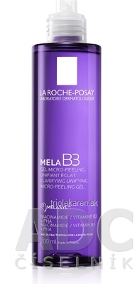 LA ROCHE-POSAY MELA B3 MICRO-PEELING GEL mikropeelinový gél proti tmavým škvrnám 200 ml