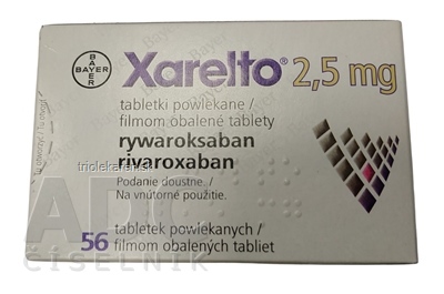 Xarelto 2,5 mg filmom obalené tablety 56 ks