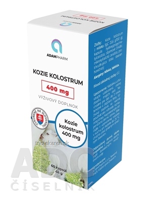 ADAMPharm KOZIE KOLOSTRUM 400 mg kapsuly 60 ks