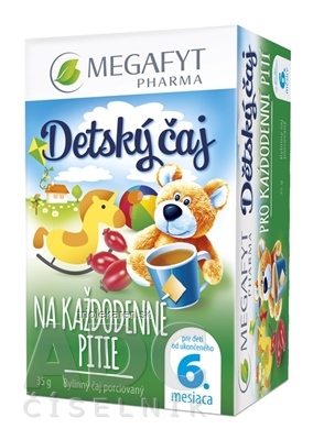 MEGAFYT Detský čaj NA KAŽDODENNÉ PITIE bylinný čaj (od ukonč. 6. mesiaca) 20x1,75 g (35 g)