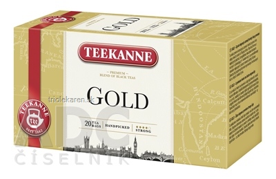 TEEKANNE GOLD čierny čaj (inov.2018) 20x2 g (20 g)