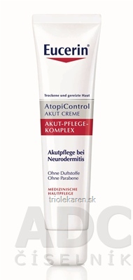 Eucerin AtopiControl ACUTE KRÉM suchá a atopická pokožka 1x40 ml