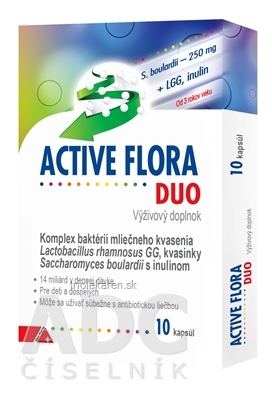 ACTIVE FLORA DUO cps 1x10 ks