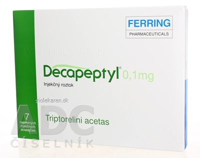 DECAPEPTYL 0,1 mg Injekčný roztok 7 x 1 ml