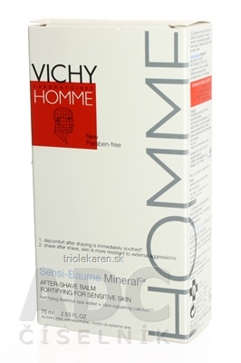 VICHY HOMME SENSI-BAUME Ca BALZAM PO HOLENÍ citlivá pleť (M6634401) 1x75 ml