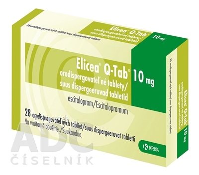 Elicea Q-Tab 10 mg orodispergovateľné tablety 28 ks