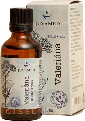 JUVAMED Valeriána bylinné kvapky 1x50 ml