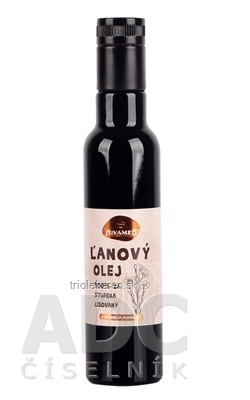 JUVAMED ĽANOVÝ OLEJ 100 % za studena lisovaný 250 ml