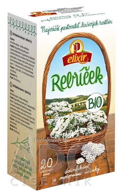 AGROKARPATY BIO Rebríček obyčajný bylinný čaj, čistý prírodný produkt, 20x2 g (40 g)