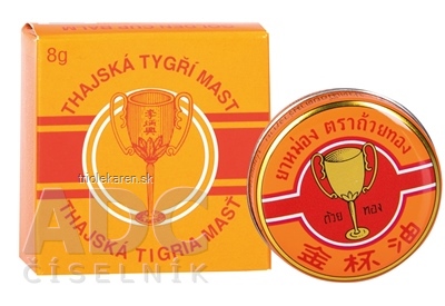 Thajská tigria masť GOLDEN CUP BALM 8 g