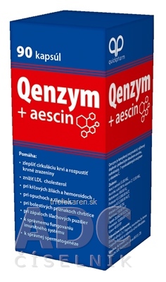 Qenzym + aescin kapsuly 90 ks