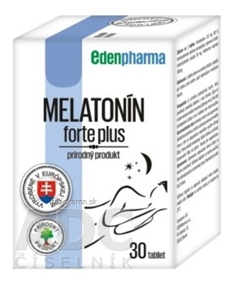 EDENPharma MELATONÍN 1 mg Forte plus tablety 30 ks