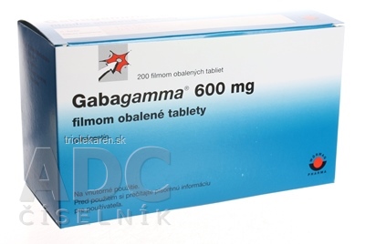 Gabagamma 600 filmom obalené tablety 200 ks