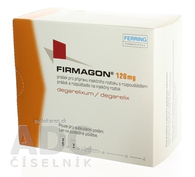 FIRMAGON 120 mg injekčný roztok 2 x 120 mg + 2x inj.striek.solv. 1 set