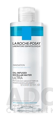 LA ROCHE-POSAY OIL-INFUSED MICELLAR WATER ULTRA dvojfázová micelárna voda 1x400 ml