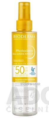 BIODERMA Photoderm Opaľovacia voda SPF 50 200 ml