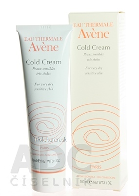 AVENE COLD CREAM krém na veľmi suchú citlivú pokožku 1x100 ml