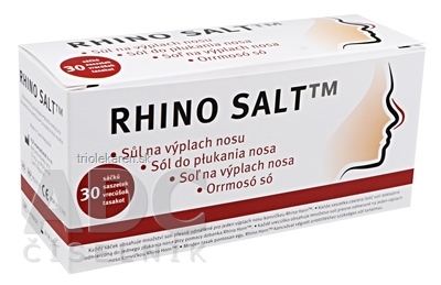 RHINO SALT soľ na výplach nosa vrecúška 30 ks