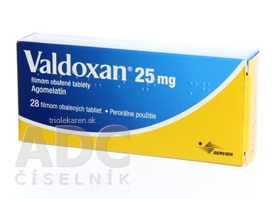 Valdoxan 25 mg filmom obalené tablety 28 ks