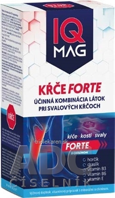 IQ MAG KŔČE FORTE tablety 60 ks