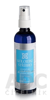 HBO Clinic KOLOIDNE STRIEBRO sprej, hustota častíc 20 ppm, 1x100 ml