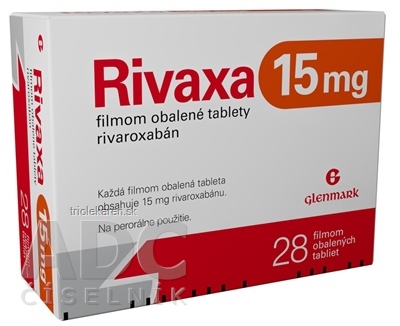 Rivaxa 15 mg tablety 28 ks