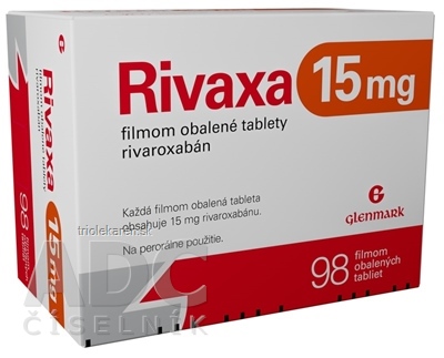 Rivaxa 15 mg tablety 98 ks