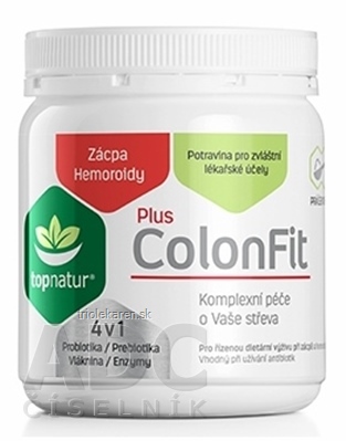 topnatur ColonFit PLUS enzýmy 4v1 prášok 1x180 g