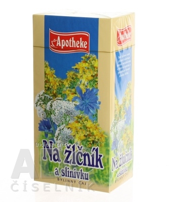 APOTHEKE BYLINNÝ ČAJ NA ŽLČNÍK A SLINIVKU 20x1,5 g (30 g)