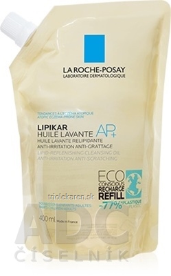 LA ROCHE-POSAY LIPIKAR HUILE LAVANTE AP+ kúpeľový a sprchovací olej náhradná náplň 400 ml