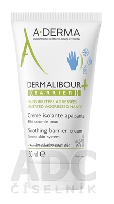 A-DERMA DERMALIBOUR+ BARRIER Ochranný krém upokojujúci 50 ml