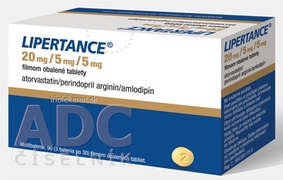 Lipertance 20 mg/5 mg/5 mg tbl flm (obal PP-multibal.) 3x30 ks (90 ks)