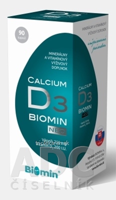 Biomin CALCIUM NEO S VITAMÍNOM D3 cps 1x90 ks