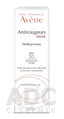 AVENE ANTIROUGEURS CREME SPF 30 (new 2020) denný upokojujúci krém 1x40 ml