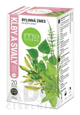 FYTO Bylinná zmes NA KĹBY A SVALY 20x1,25 g (25 g)