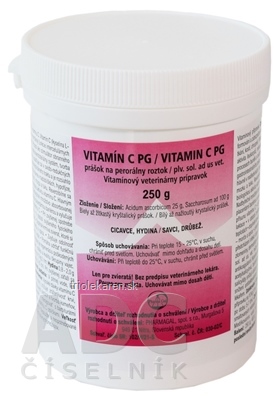 PharmaGal VITAMÍN C PG prášok na perorálny roztok 1x250 g