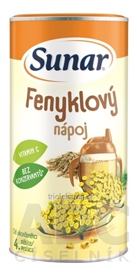 Sunar Rozpustný nápoj Feniklový v prášku od ukonč. 4. mesiaca 200 g