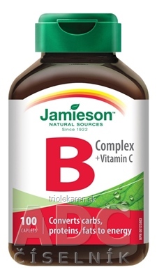 JAMIESON B-KOMPLEX S VITAMÍNOM C tbl 1x100 ks