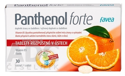 favea Panthenol forte tablety 30 ks