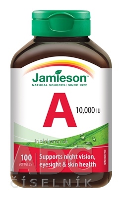 JAMIESON VITAMÍN A 10 000 IU kapsuly 100 ks